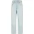 Levis Damesjeans 501 met rechte pijpen en enkellengte (Weggestapt)