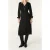 BA&SH Robe Iris Noir