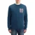 Scotch & Soda Left Chest Artwork Sweatshirt Heritage Blue