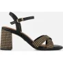 Tamaris Tamaris Sandalen met hak zwart Textiel