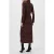 French Connection Zaria Textured Midi Dress Black/brown