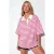 Dames Gestreepte Katoenen Polo T-Shirt