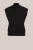 WE Fashion – Dames fijngebreide spencer – Regular fit – Zwart – Viscose –