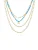 Yokoamii Ketting  azuur / goud