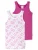 SCHIESSER Onderhemd ‘ Fine Rib ‘  pink / wit