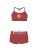 OLYMPIA Bikini  bordeaux / wit