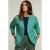 River Woods Green Basic V-neck Cardigan