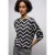 Street One Dames Pluizig shirt in Zwart