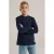 WE Fashion Blue Ridge sweater donkerblauw