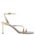 Mango imitatieleren sandalen met naaldhak – goud