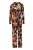 Salsa Jeans Jumpsuit  ecru / oranje / zwart