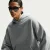 Nike Studio Fleece oversized hoodie – grijs