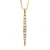 Ketting Diamonds 0.060 Cts Geel Goud 18 Karaat