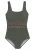 LASCANA Badpak  beige / spar / zwart