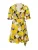 Oasis Zomerjurk  geel / lila / zwart / wit