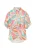 Usha Blouse ‘Fashion Look’  turquoise / lichtblauw / abrikoos / rosa