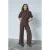 SisterS Point straight jumpsuit bruin