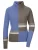 MADELEINE Trui  blauw / bruin / grijs gemêleerd / wit