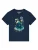 Watapparel Shirt ‘Yoga & Meditation’  navy / lichtblauw / geel / jade groen