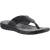 Hush Puppies Alan Toepost Leren Heren Zwarte Slippers