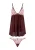 LingaDore Negligé  olijfgroen / magenta / bordeaux