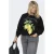 ONLY CARMAKOMA sweater met backprint zwart