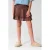 Shoeby korte rok met studs – bruin