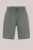 WE Fashion – Heren relaxed fit comfort short van linnenmix – Relaxed Fit – Grijsgroen – Katoen/Linnen –