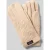 EEM Handschoenen van pure wol met labeldetail
