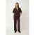 Modström cropped blazer – donkerbruin