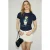 T-shirt met rechte pasvorm en ronde hals