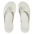 FitFlop TM Iqushion Glossy Button teenslippers met sleehak ecru