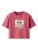 NAME IT Shirt ‘NKFKAREN’  donkerbeige / pink / wit