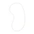 OPERA parelsnoer zoetwater parels 6-7mm witte ronde Lengte 80 cm