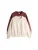 The Set Sweatshirt  bordeaux / wit