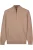 Baileys Half-Zip Sweater bruin, Effen