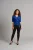 Jasmin Franje Top – Blauw