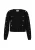 MYMO Gebreid vest  zwart / wit