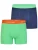 Happy Shorts Boxershorts ‘ Jersey ‘  navy / limoen / lichtgroen