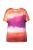 Ulla Popken Shirt  lila / oranje / lichtoranje / wit