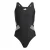 ADIDAS PERFORMANCE Sportieve badmode ‘Logo C-back Swimsuit’  grijs / zwart / wit