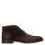 Manfield – Heren – Bruine suède veterschoenen –