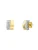 Lucardi Oorbellen  goud / zilver / transparant