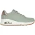 Skechers Dames Uno Stand On Air Wedge Sneakers (Sage)
