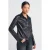 Slim Fit Faux Leer Shirt
