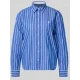 Gant Relaxed fit blouse met borstzak en labelstitching