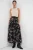 Hoge Taille Paisley Maxi Rok