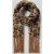 Kurt Beines Sjaal met franjes en animalprint model ‘Cool’
