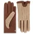 Roeckl Vingerhandschoenen ‘SANREMO TOUCH’  crème / bruin