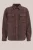 WE Fashion – Heren boxy fit overshirt met ruit – Boxy Fit – Donkerrood –